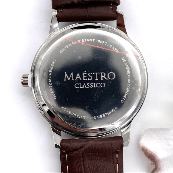 NWT Maison Maéstro The Classico Men's Watch - Picture 6 of 10